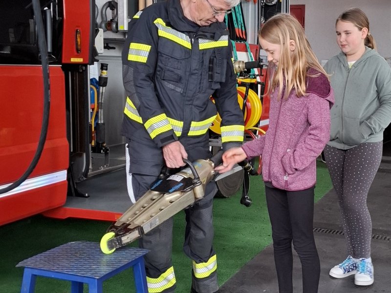 Besuch bei der Feuerwehr