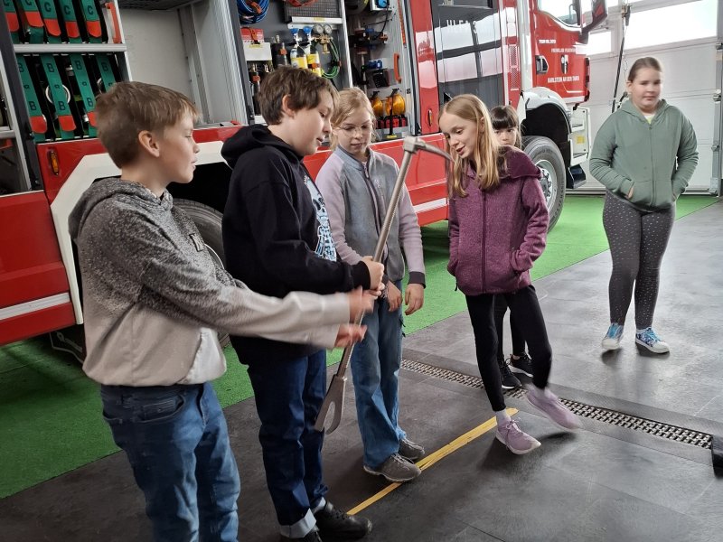 Besuch bei der Feuerwehr