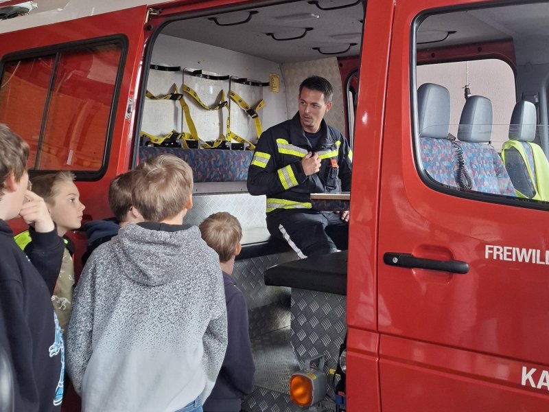 Besuch bei der Feuerwehr